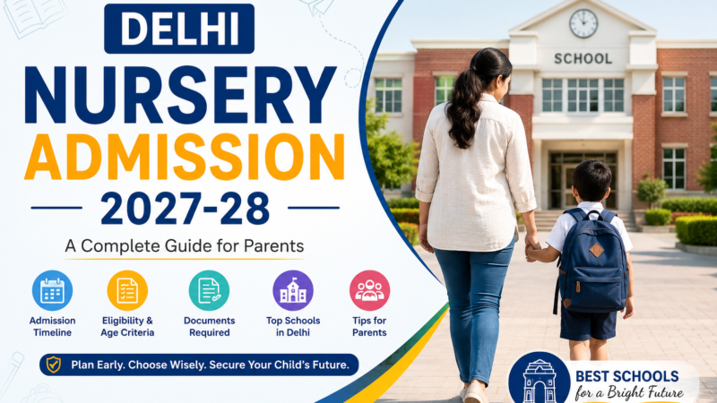 Delhi Nursery Admission 2027-28: Complete Guide And Eligibility