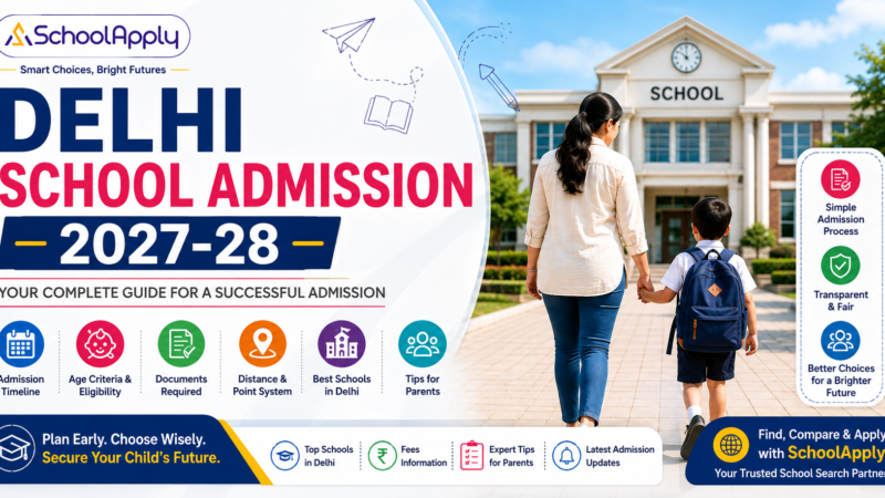 Delhi School Admission 2027-28: Complete Guide for Parents | Eligibility, Age Criteria, Documents & Admission Process