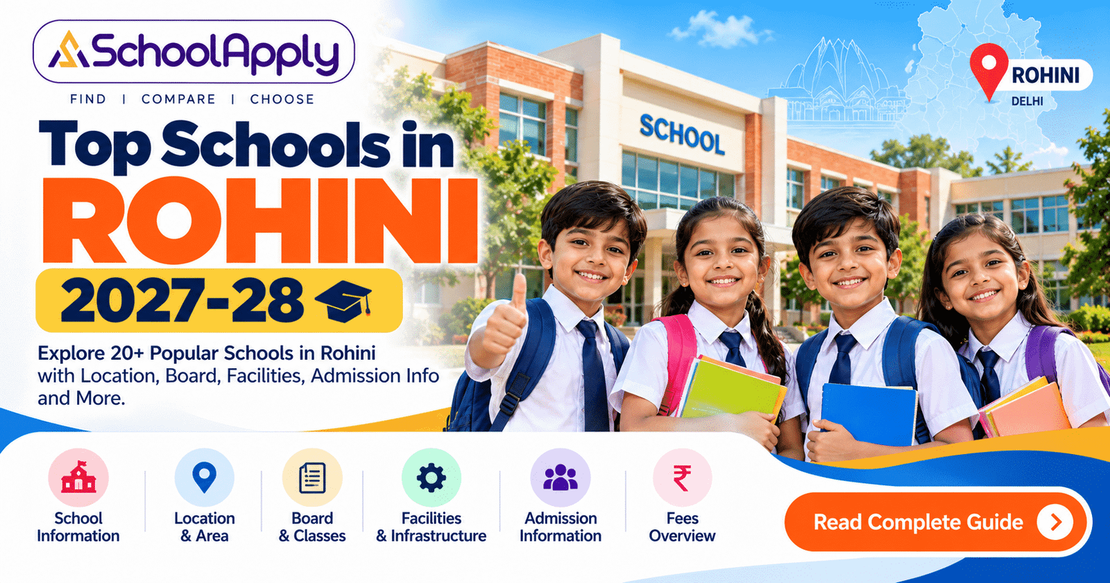Top Schools in Rohini, Delhi 2027–28
